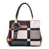 Casual Plaid Shoulder Bag Wild Messenger Female Totes Crossbody Bags