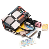 Casual Plaid Shoulder Bag Wild Messenger Female Totes Crossbody Bags