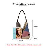 Canvas Shoulder Crossbody Bag Large Capacity Travel School Messenger XA806M