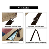 Canvas Shoulder Crossbody Bag Large Capacity Travel School Messenger XA806M