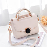 Small Leather Flap Handbag for Women, High Ladies Party Purse Clutch
