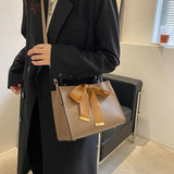 Solid Square Handbag High Capacity Pu Leather Female Shoulder Bag Crossbody
