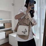 Casual Reflective Butterfly Crossbody Bag for Women