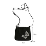 Casual Reflective Butterfly Crossbody Bag for Women
