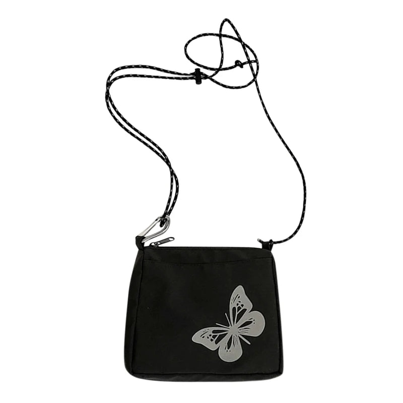 Casual Reflective Butterfly Crossbody Bag for Women