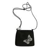 Casual Reflective Butterfly Crossbody Bag for Women