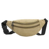 Canvas Waist Bag Pack Purse Phone Belt Bag Pouch