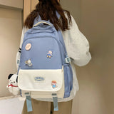 Waterproof College Backpack Girls Teenager Laptop School Big Size