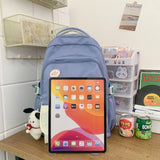 Waterproof College Backpack Girls Teenager Laptop School Big Size