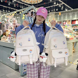 Waterproof College Backpack Girls Teenager Laptop School Big Size