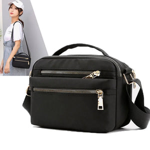 Casual Women Nylon Shoulder Bag Waterproof Multi-pocket Ladies Handbags