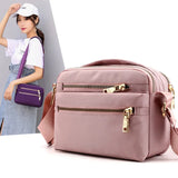 Casual Women Nylon Shoulder Bag Waterproof Multi-pocket Ladies Handbags