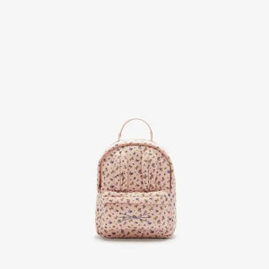 Cat Floral Fabric Backpack for Kids