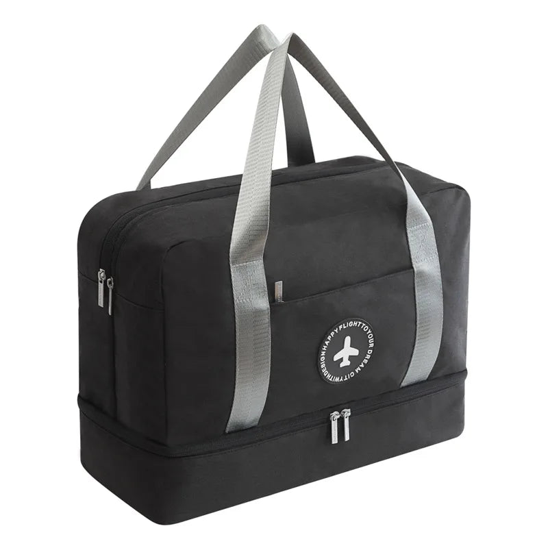 Waterproof Travel Bag Large Capacity Double Layer Storage Bag