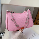 Retro Small Square Bag French Stick Armpit Mobile Phone Bag