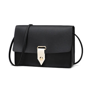 Chain Crossbody Bag Women Single Shoulder Bag PU Leather Handbag