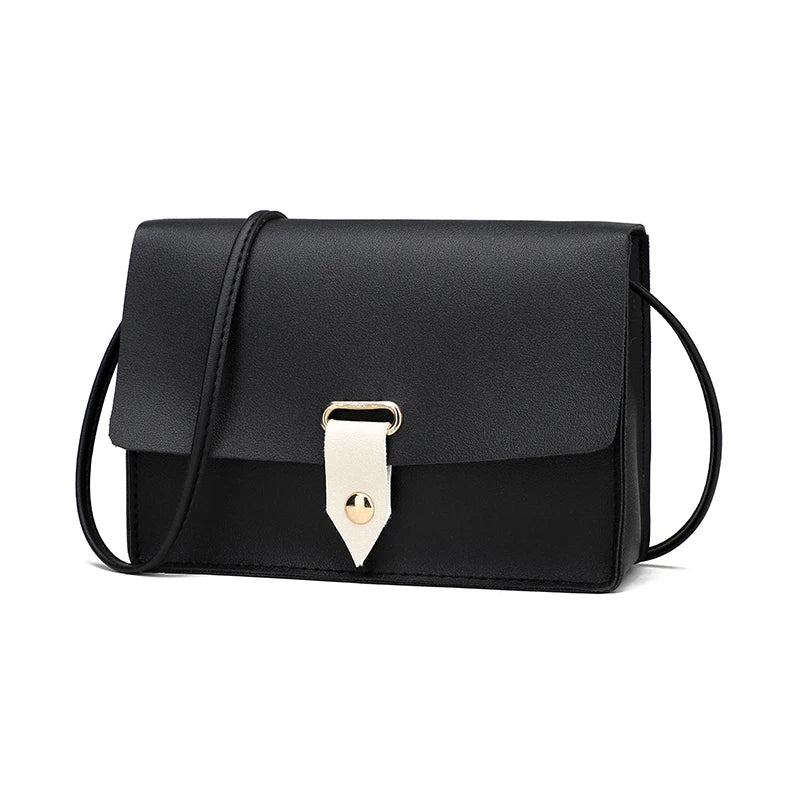Chain Crossbody Bag Women Single Shoulder Bag PU Leather Handbag
