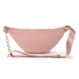 Chain Fanny Pack Women Nylon Waist Bag Chest Pack Mini Female Belt Bags