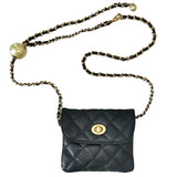Chain Fanny Pack Women Waist Bag Mini Belt Bags