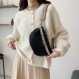 Leather Fanny Pack Waist Bag Crossbody Chest Bag Handbag