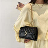 Chain Flap Shoulder Bag for Women Crossbody Messenger Handbag Purse Tote