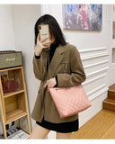 Chain Ladies Handbag Big Totes PU Leather Women Shoulder Bag Large Capacity