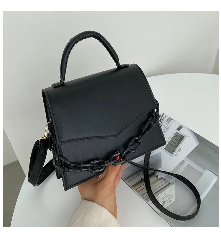 Chain Shoulder Bag Handbags For Ladies Female Small Flap Handle Bag