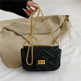 Chain Women Crossbody Bag Shoulder Bag PU Leather Female Clutch Handbags