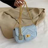 Chain Women Crossbody Bag Shoulder Bag PU Leather Female Clutch Handbags