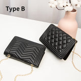Chain Women Shoulder Bag Pu Leather Casual Solid Crossbody Bags