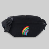 Women Travel Waist Bag Teacher Series Pattern Shoulder Crossbody Bag