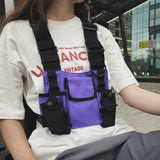Tactical Chest Rig Hip-Hop Style Men Women Casual Function Outdoor Vest Bag