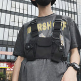 Tactical Chest Rig Hip-Hop Style Men Women Casual Function Outdoor Vest Bag