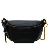 Soft Leather Chest Bag Women's Cross-body Street Bag