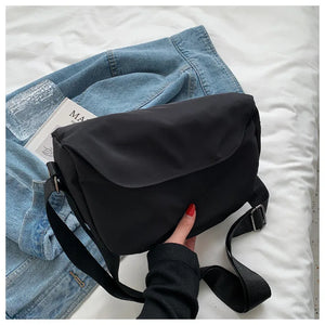 Nylon Crossbody Shoulder Bag for Women - Large Capacity Messenger Bag