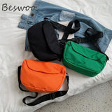Nylon Crossbody Shoulder Bag for Women - Large Capacity Messenger Bag