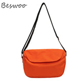 Nylon Crossbody Shoulder Bag for Women - Large Capacity Messenger Bag