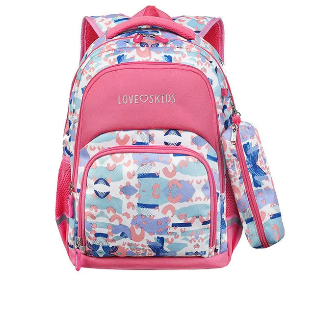 Children School Bags Girls Boys Orthopedic Backpack Kids Satchel Bookbag