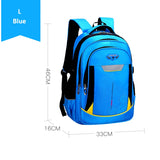 Big Capacity Teenage Backpack Waterproof Schoolbag for Boys and Girls