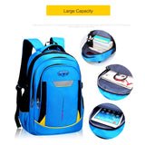 Big Capacity Teenage Backpack Waterproof Schoolbag for Boys and Girls