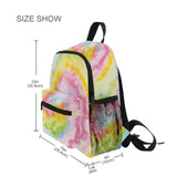 Rainbow Tie Dye Kids Backpack for School 3-8 Years Old