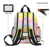 Rainbow Tie Dye Kids Backpack for School 3-8 Years Old