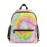 Rainbow Tie Dye Kids Backpack for School 3-8 Years Old