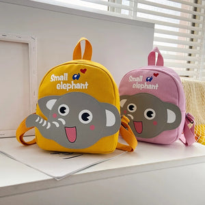 Elephant Girl Boys School Bags Kids Schoolbag Kindergarten Cartoon Pouch