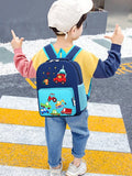 Kids Car World Cartoon School Bags Lightweight Backpack Waterproof Girls Bookbag