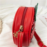 Girls Bling Sequin Handbag PU Shoulder Messenger Bag