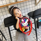 Girls Mini PU Leather Sequins Handbag Small Purse Cross Body Bag