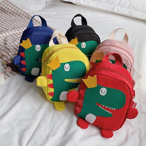 3D Dinosaur Cartoon Kids School Bag Boys Backpack Mochila