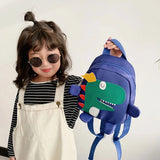 3D Dinosaur Cartoon Kids School Bag Boys Backpack Mochila