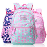 Girls Waterproof Cartoon Backpack Kids Book Bag